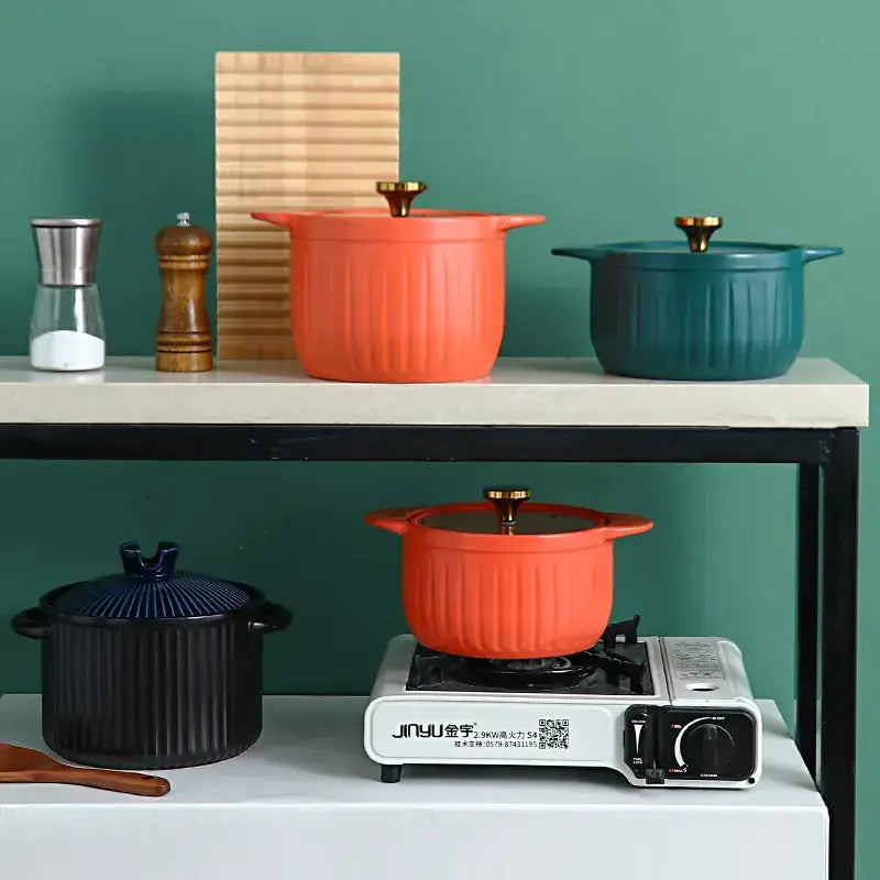 High Quality Pots And Pans Cookware Set Nonstick Gas Cookware Sets Ceramic Casserole Pots