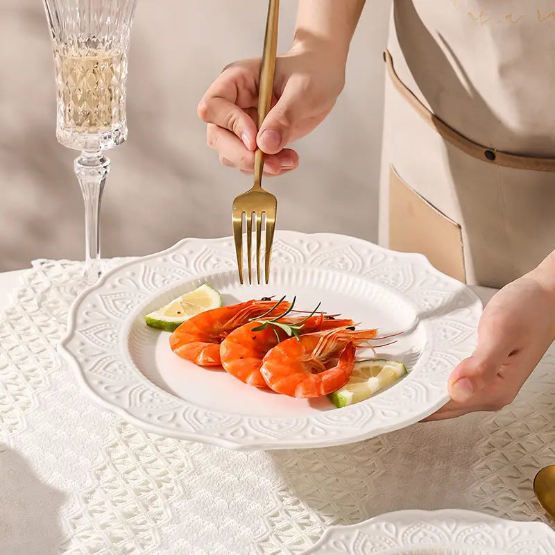 Roman Plate 8-inch and 10-inch Light luxury Retro