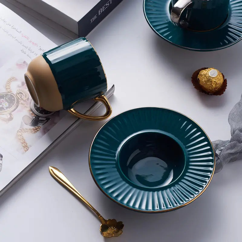 Luxury European Porcelain Espresso Coffee Cup