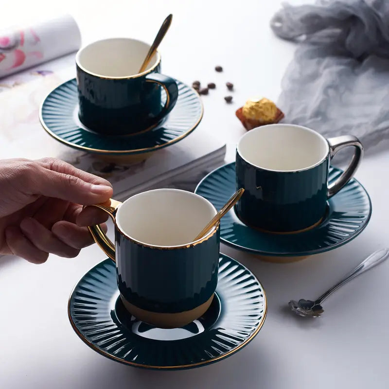Luxury European Porcelain Espresso Coffee Cup