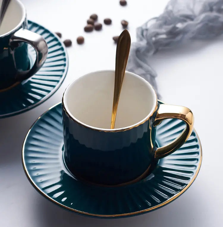 Luxury European Porcelain Espresso Coffee Cup