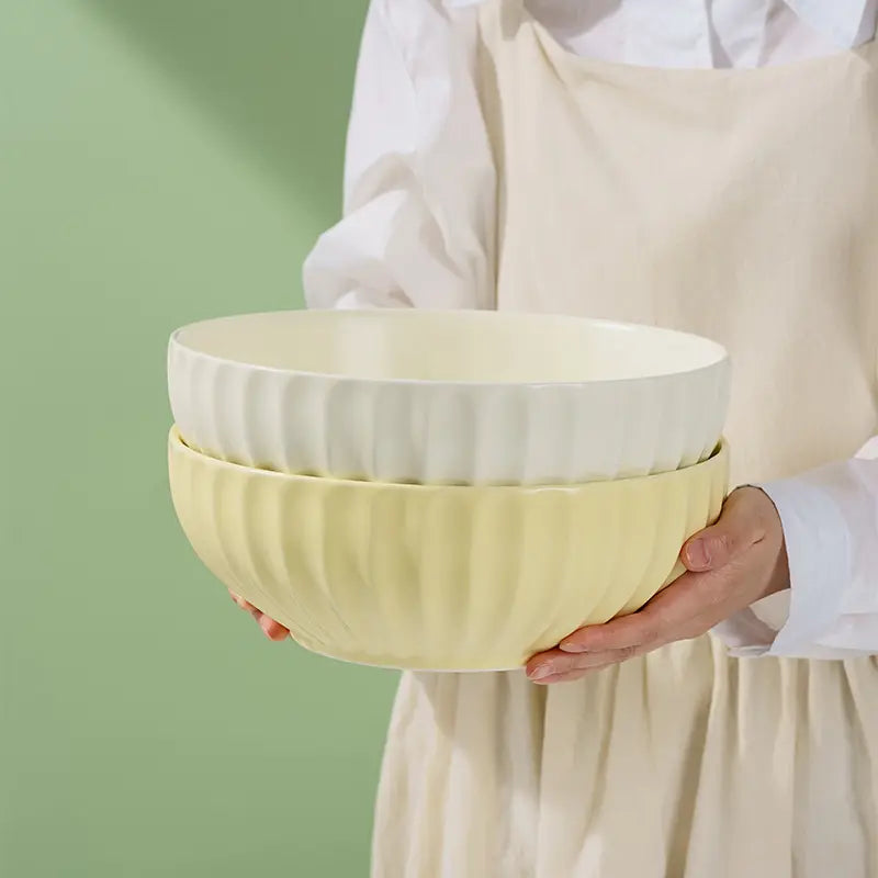 High Quality Nordic Large Salad Serving Bowl Porcelain