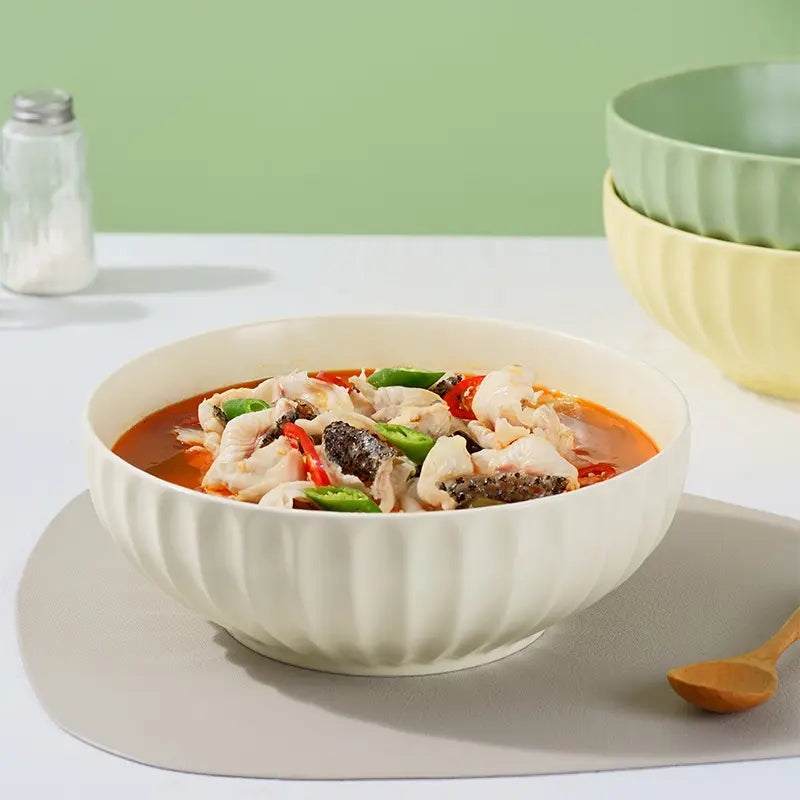 High Quality Nordic Large Salad Serving Bowl Porcelain
