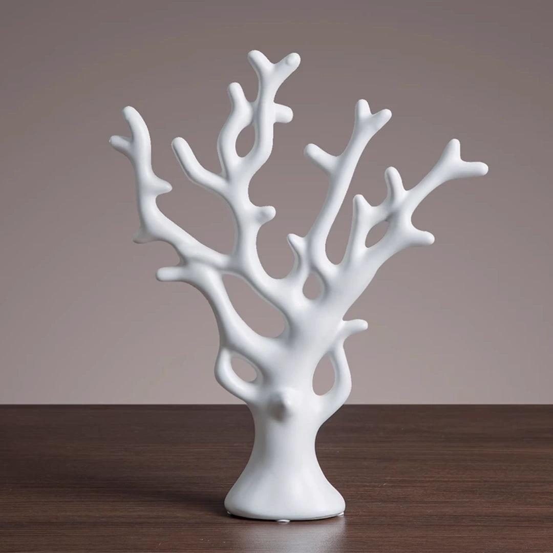 Porcelain Tree, Deer, Cat, Elephant
