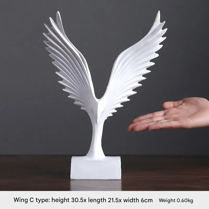 White Eagle Wing Ceramic