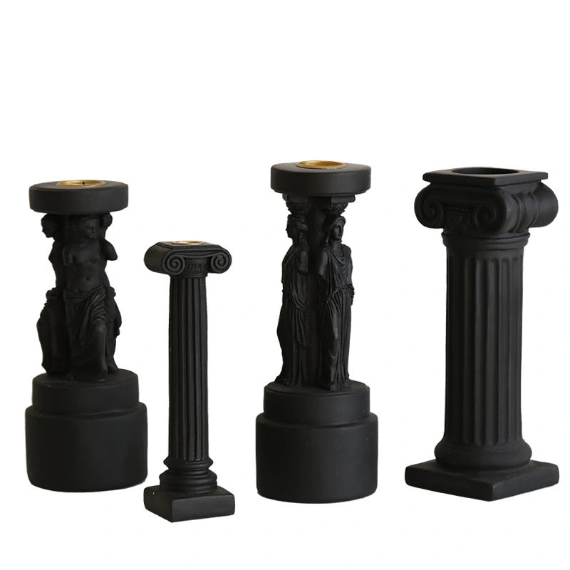 Pillar Aromatherapy Candle Holder – Greek, Roman & European Style