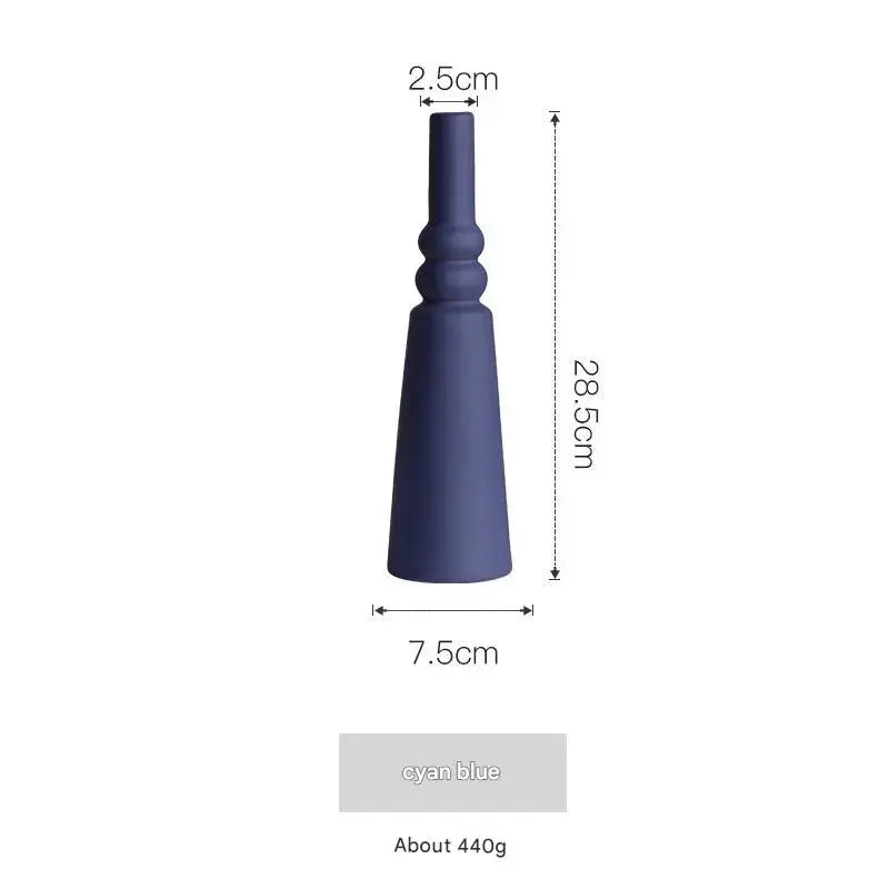 Morandi Porcelain Vases Set of Five