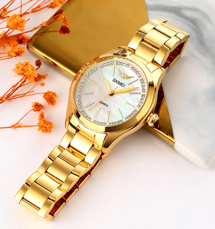 Skmei Women's Watch Stainless Steel Waterproof