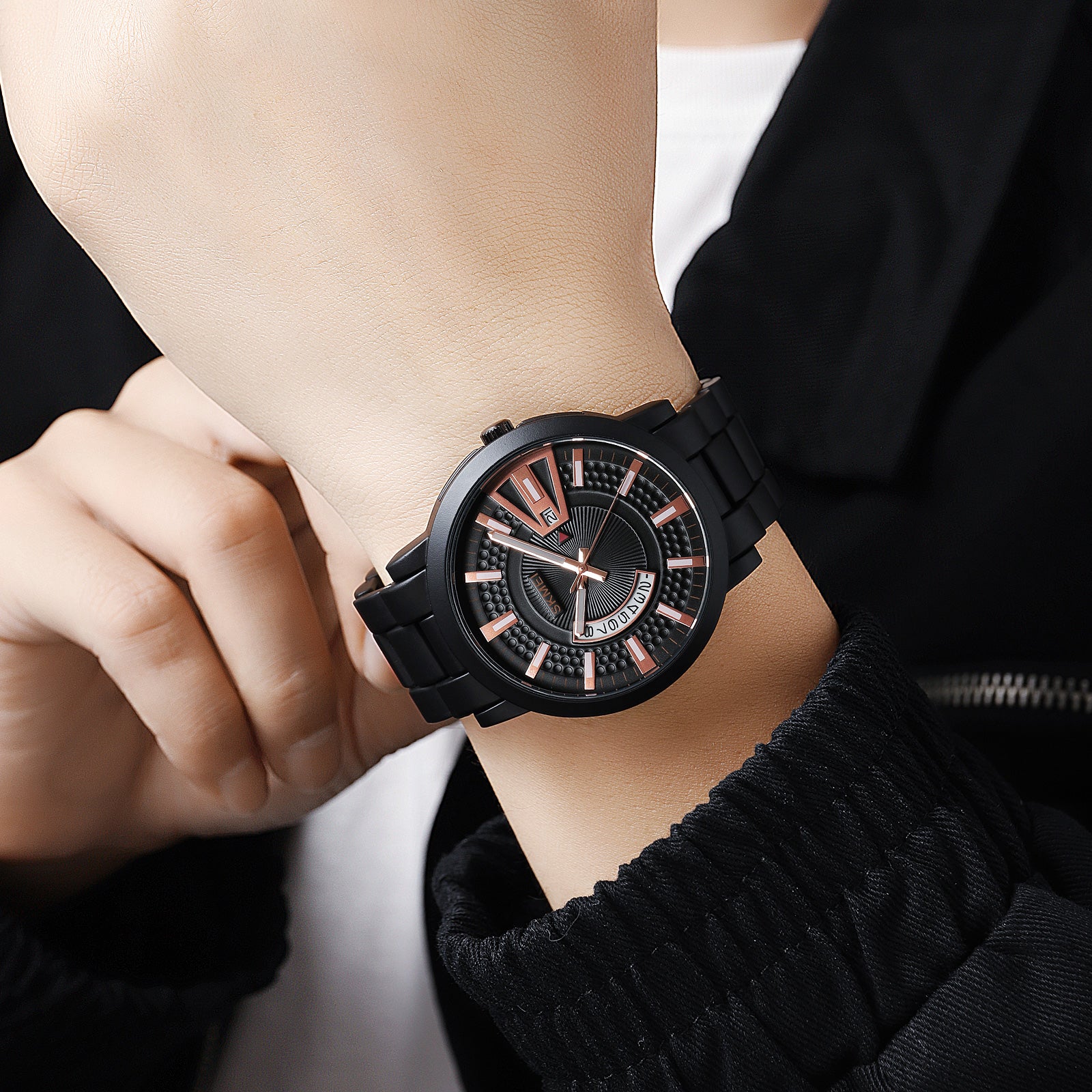 Skmei Men's Watch Stainless Steel Waterproof