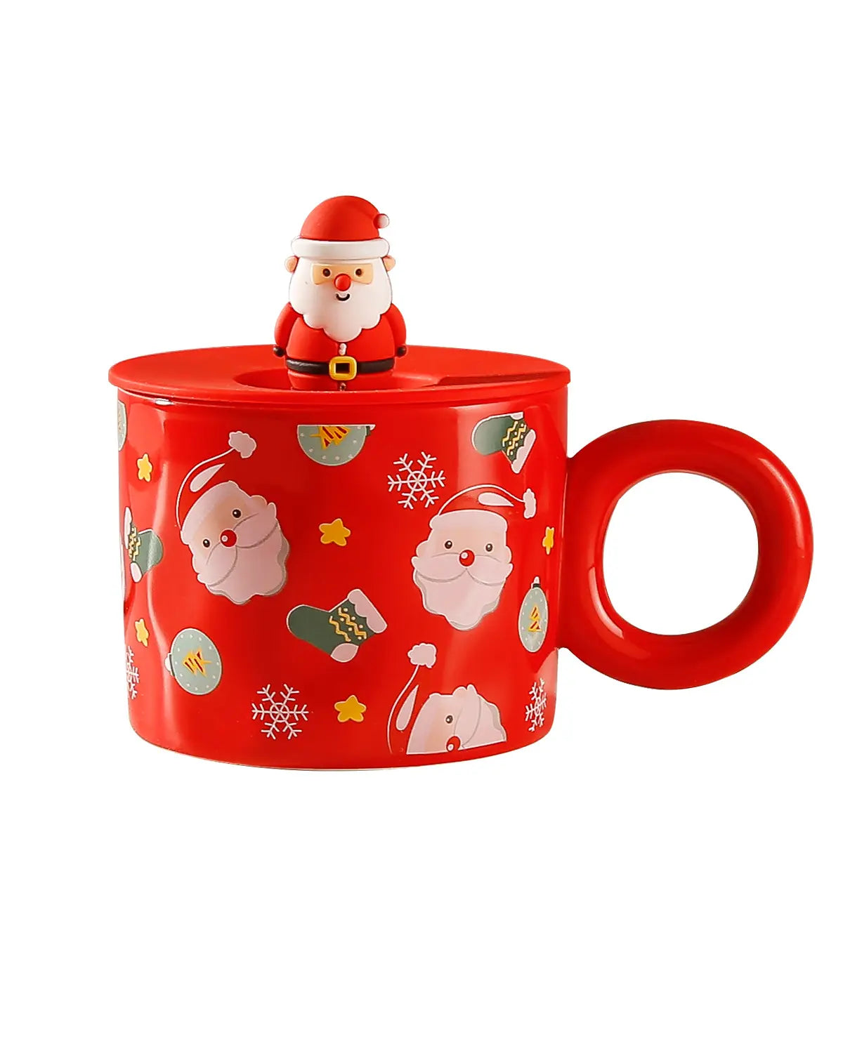 أكواب سيراميك لعيد الميلاد، كوب سانتا كلوز، كوب قهوة، هدية تذكارية عالية القيمة