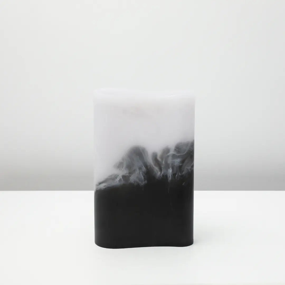 Ink Cloud Pattern Vase – Abstract Decorative Accent for Hotels & Villas
