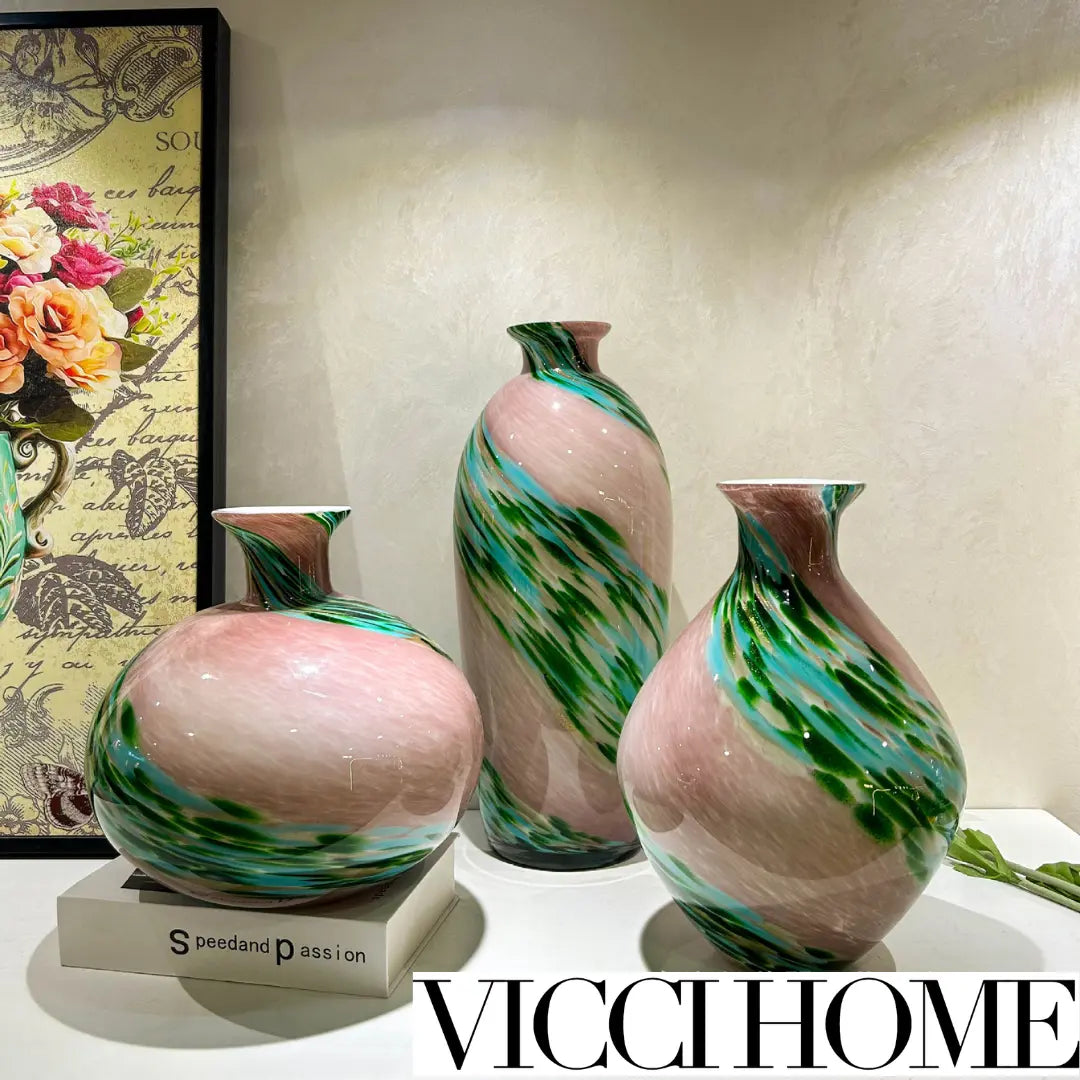 Sand Blowing Bogu Shelf Art Vase – Handmade