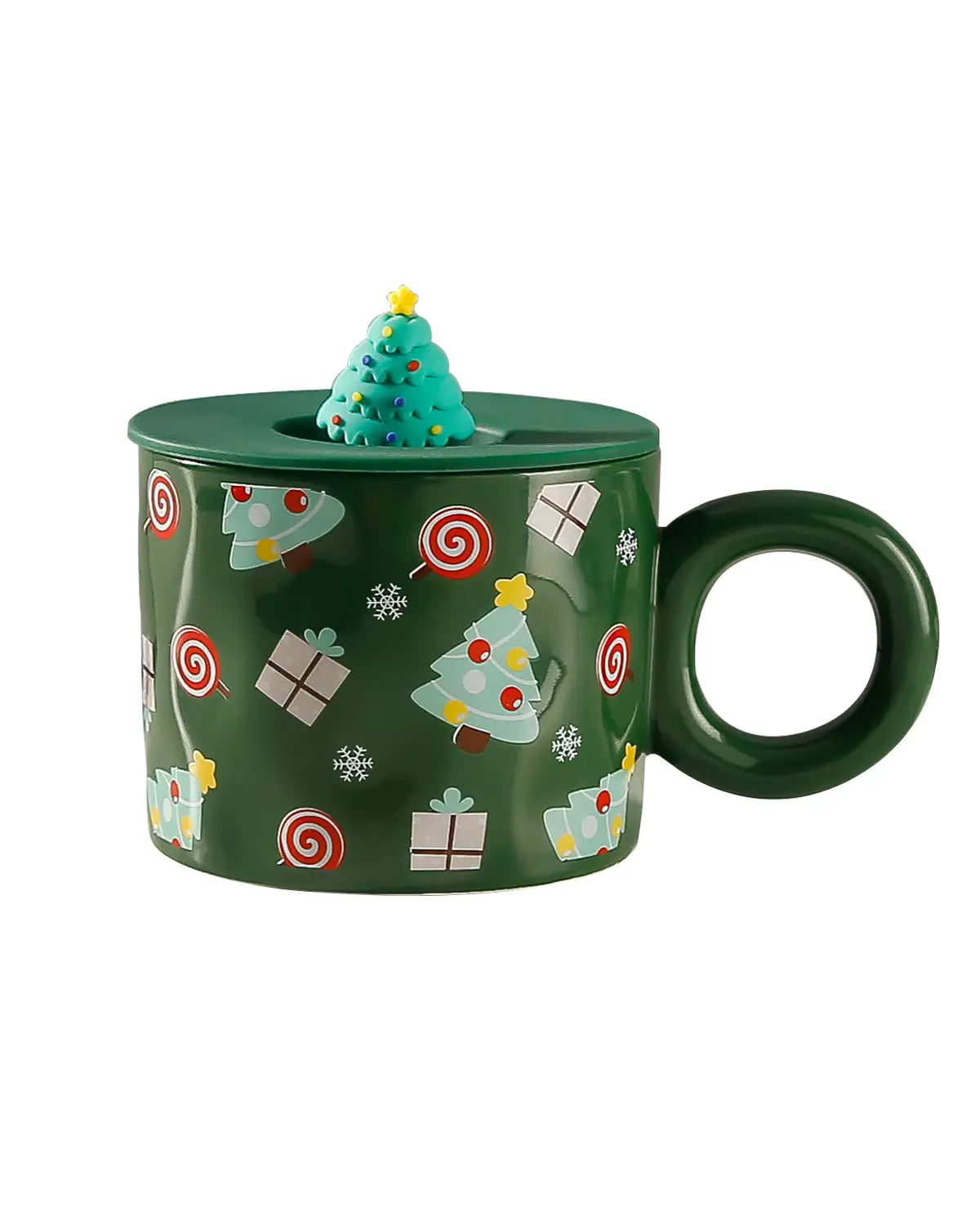 أكواب سيراميك لعيد الميلاد، كوب سانتا كلوز، كوب قهوة، هدية تذكارية عالية القيمة