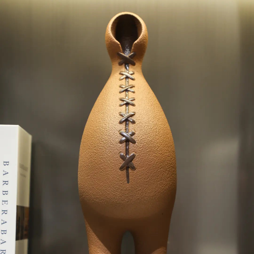 Unique Grand Dodu Chamotte Resin – Signed Italy Art Sculpture