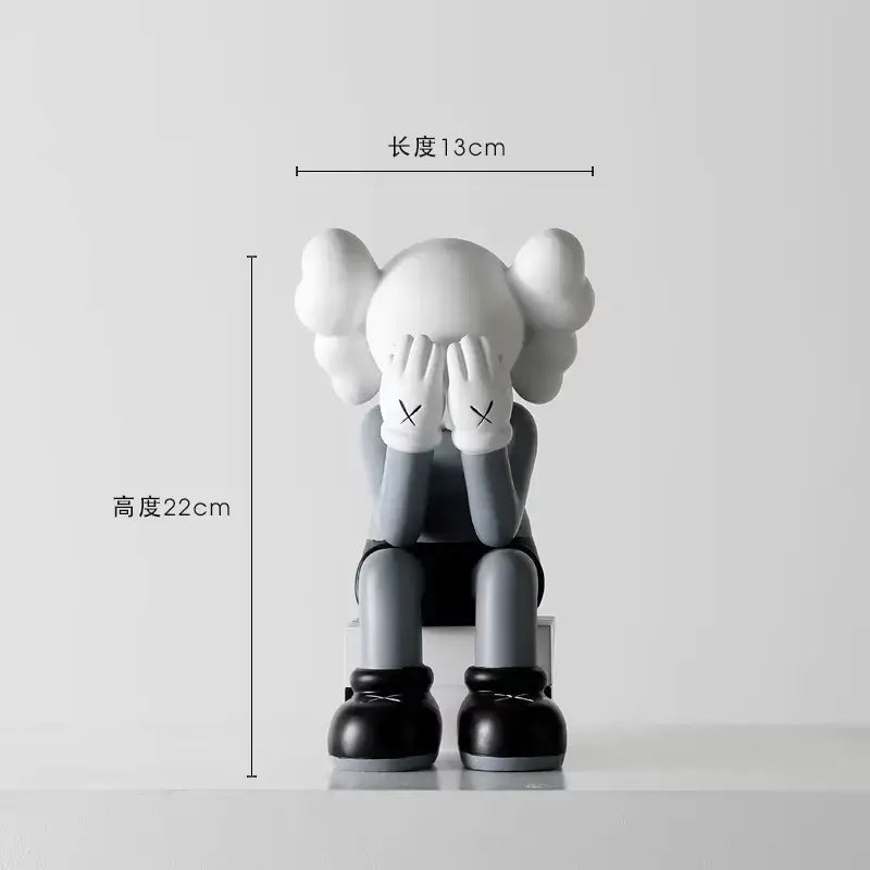 زينة شخصية كاوز على شكل دمية الدب العنيفة