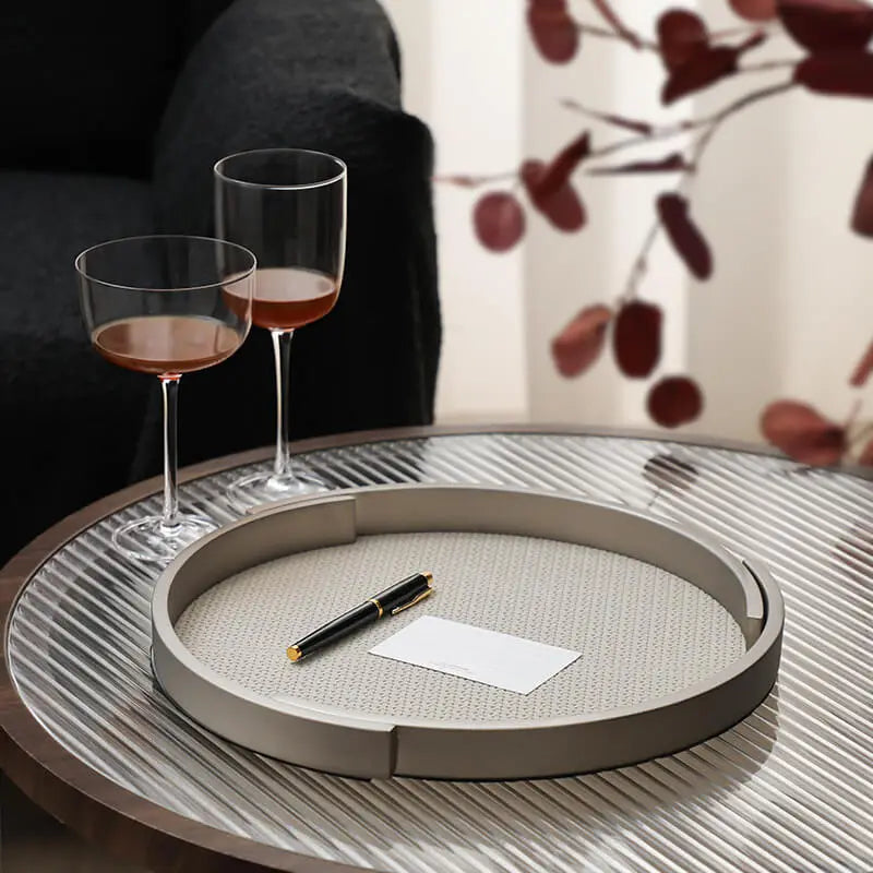 Luxury Surround Leather Tray