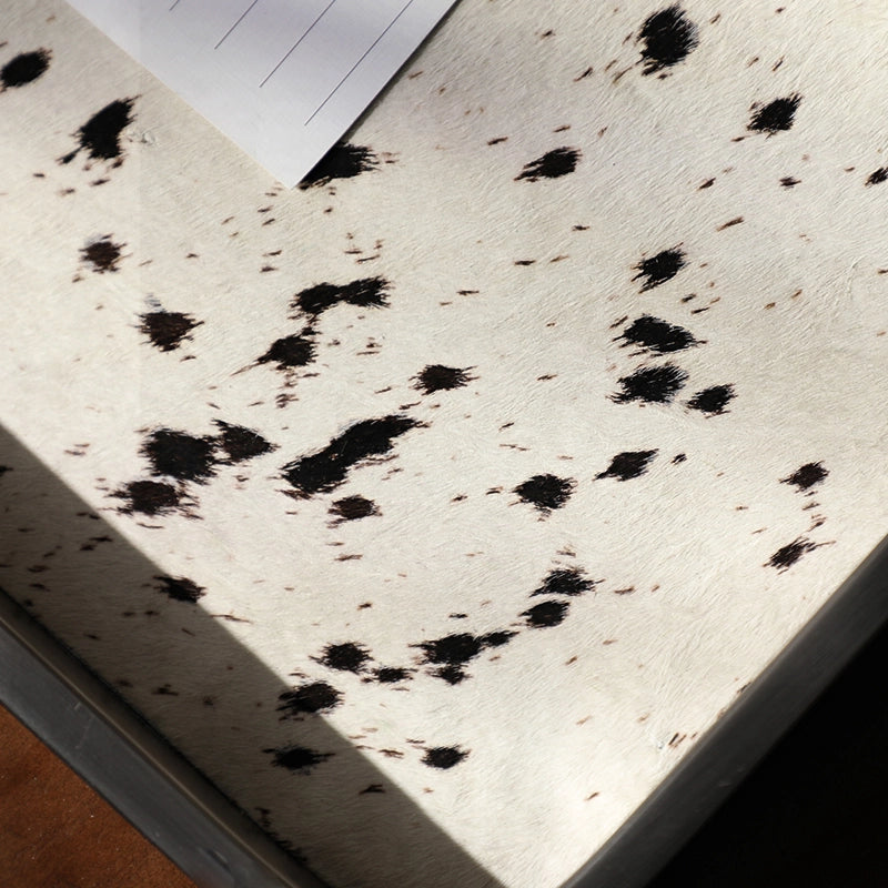 Genuine Leather Binaural Tray