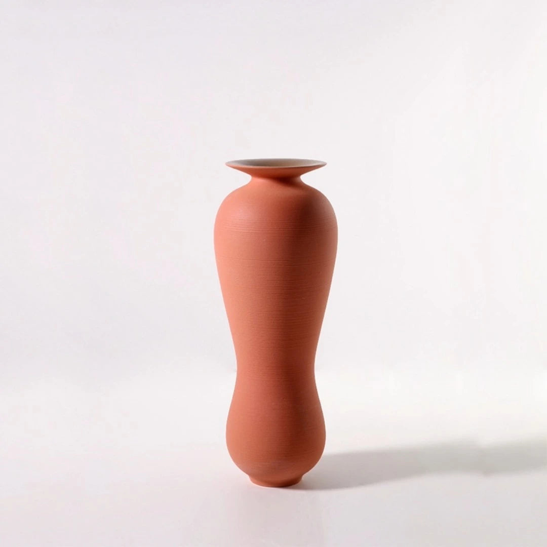 Glazed Gourd Drawing Vase Brick High End