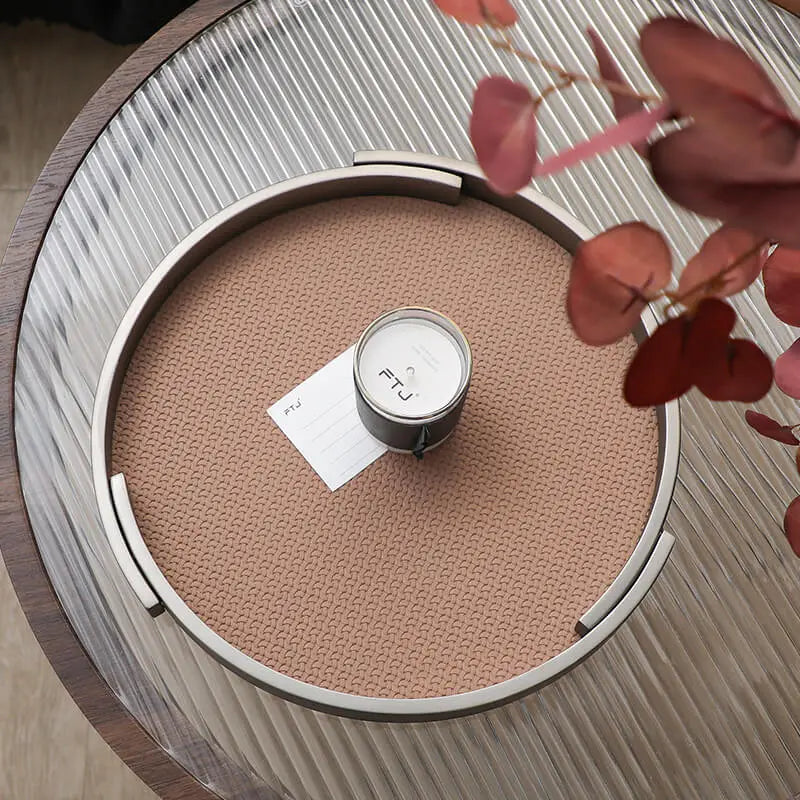 Luxury Surround Leather Tray