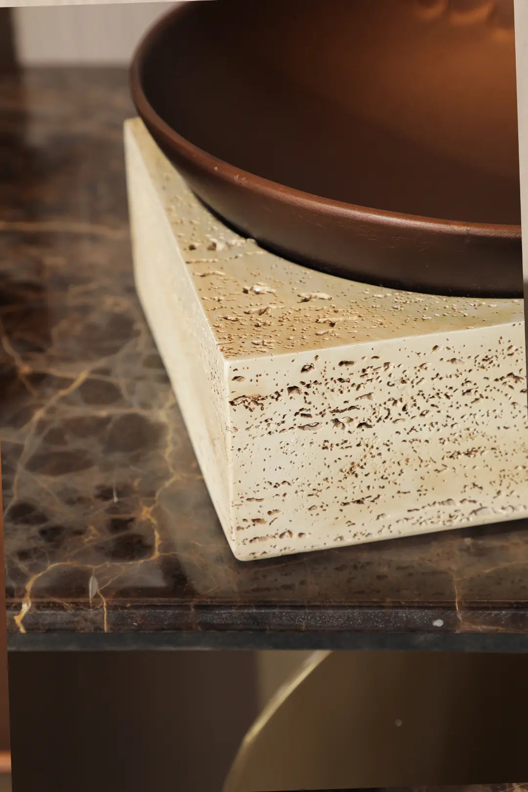 Gold Inlaid Decorative Plate