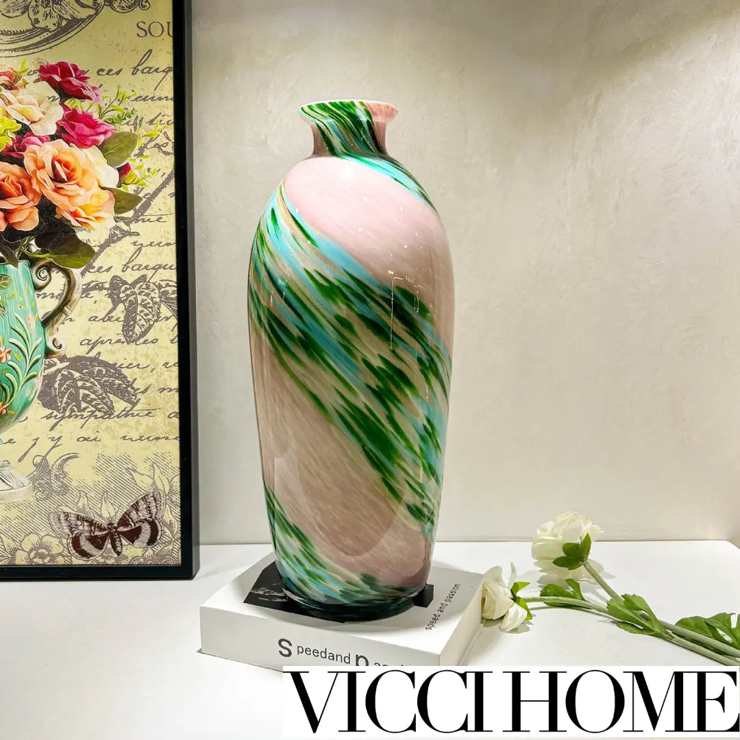 Sand Blowing Bogu Shelf Art Vase – Handmade