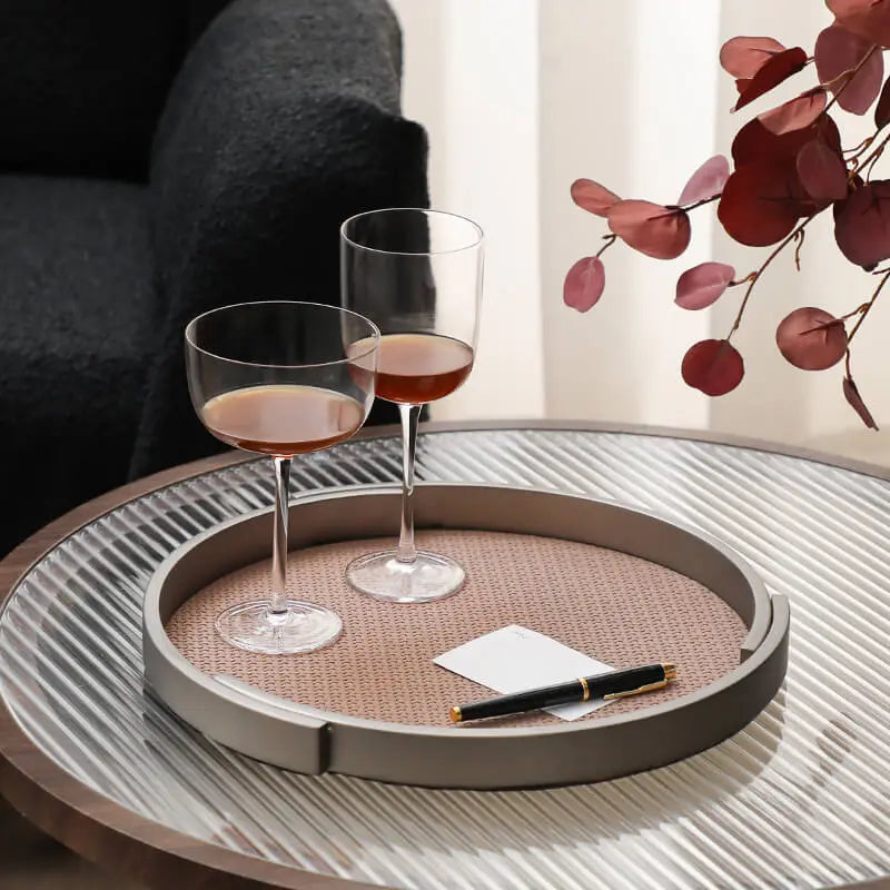 Luxury Surround Leather Tray