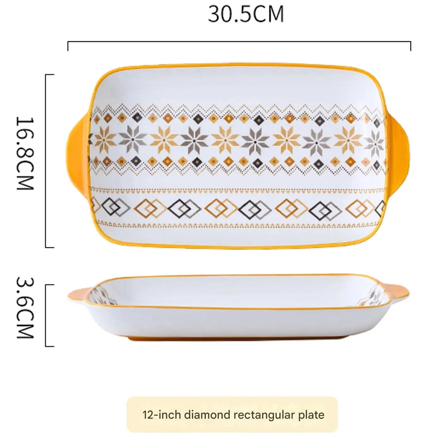 Japanese Style Underglaze Colored Ceramic Tableware Bowl and Dish Set