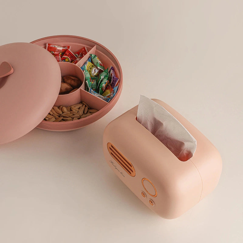 Vintage Radio Tissue Box