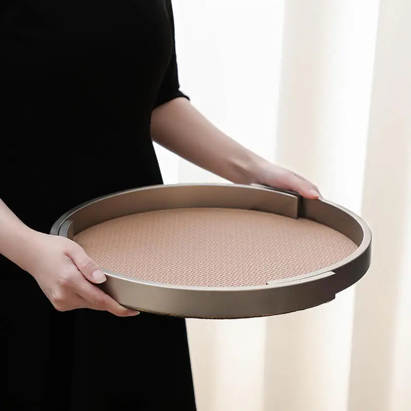 Luxury Surround Leather Tray