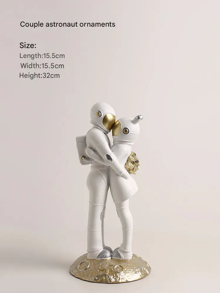 Space Couple Astronaut Ornaments