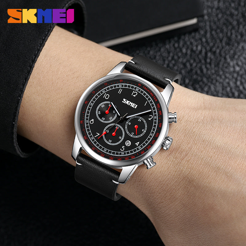 Skmie Men's Watch Stainless Steel Waterproof