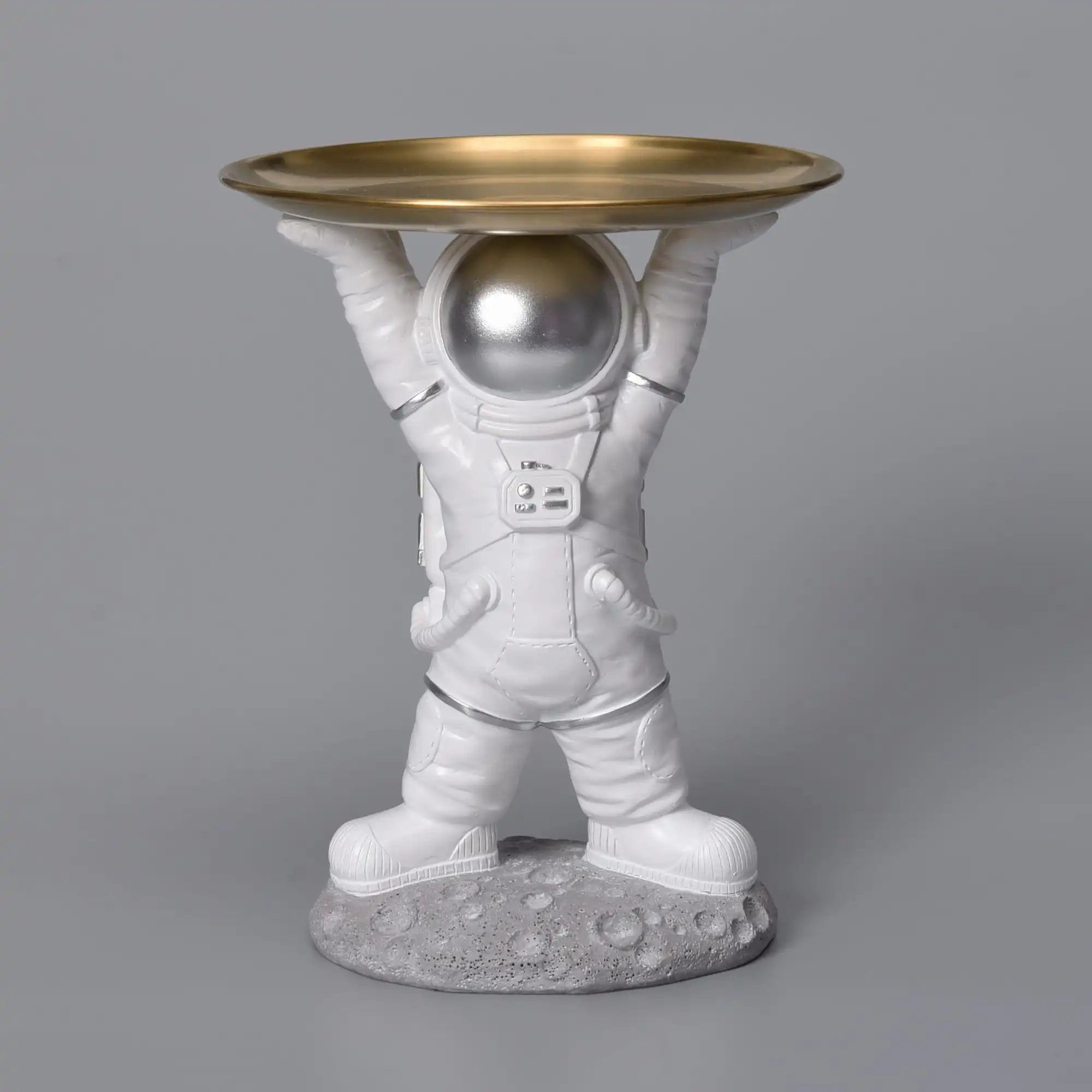 Astronaut Tray Entrance Key Storage Ornaments Snack Fruit Plate