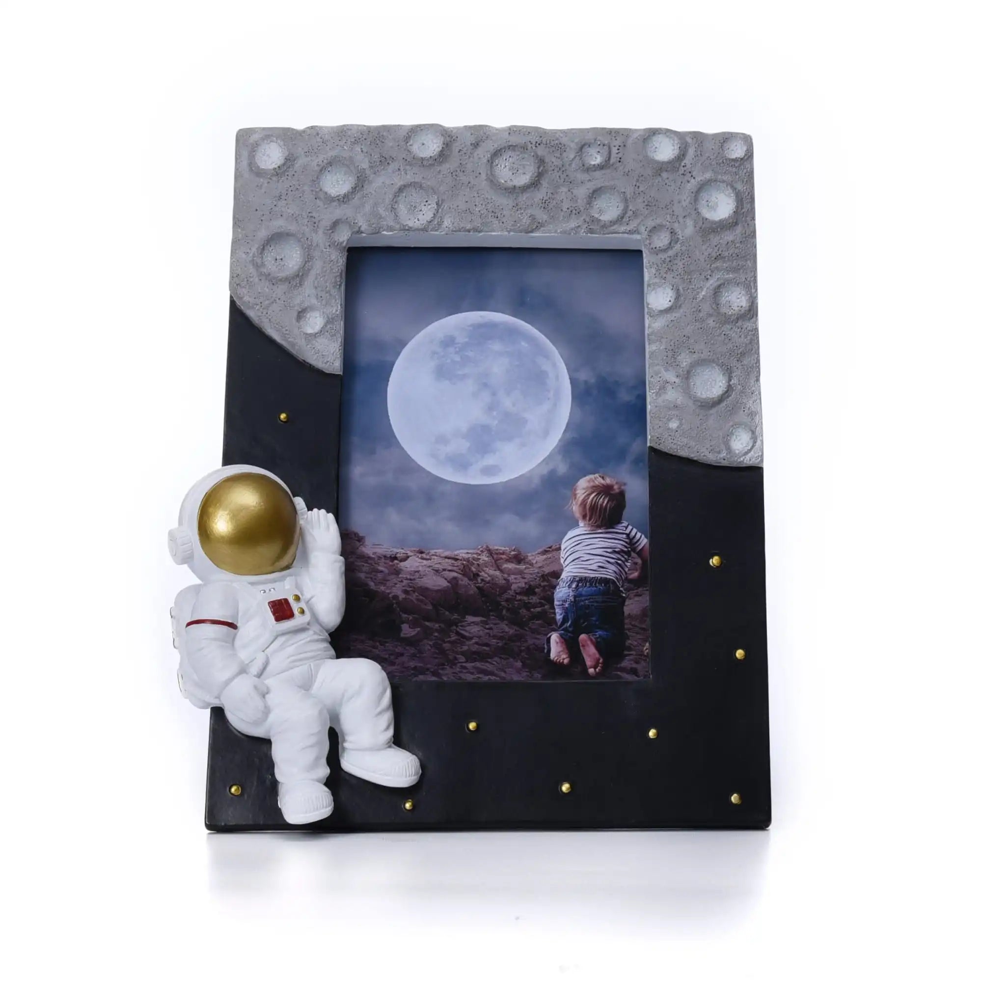 Astronaut Photo Frame Gold