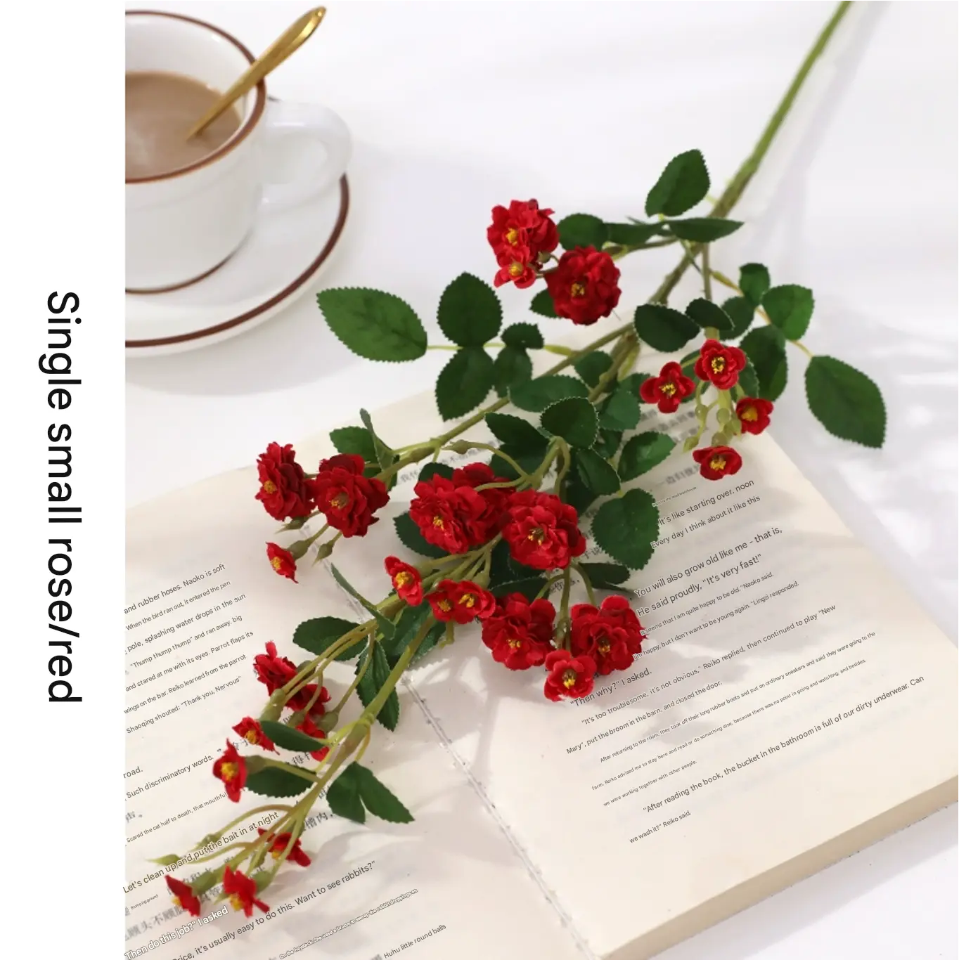 Mini Rose Artificial Flower 70 CM