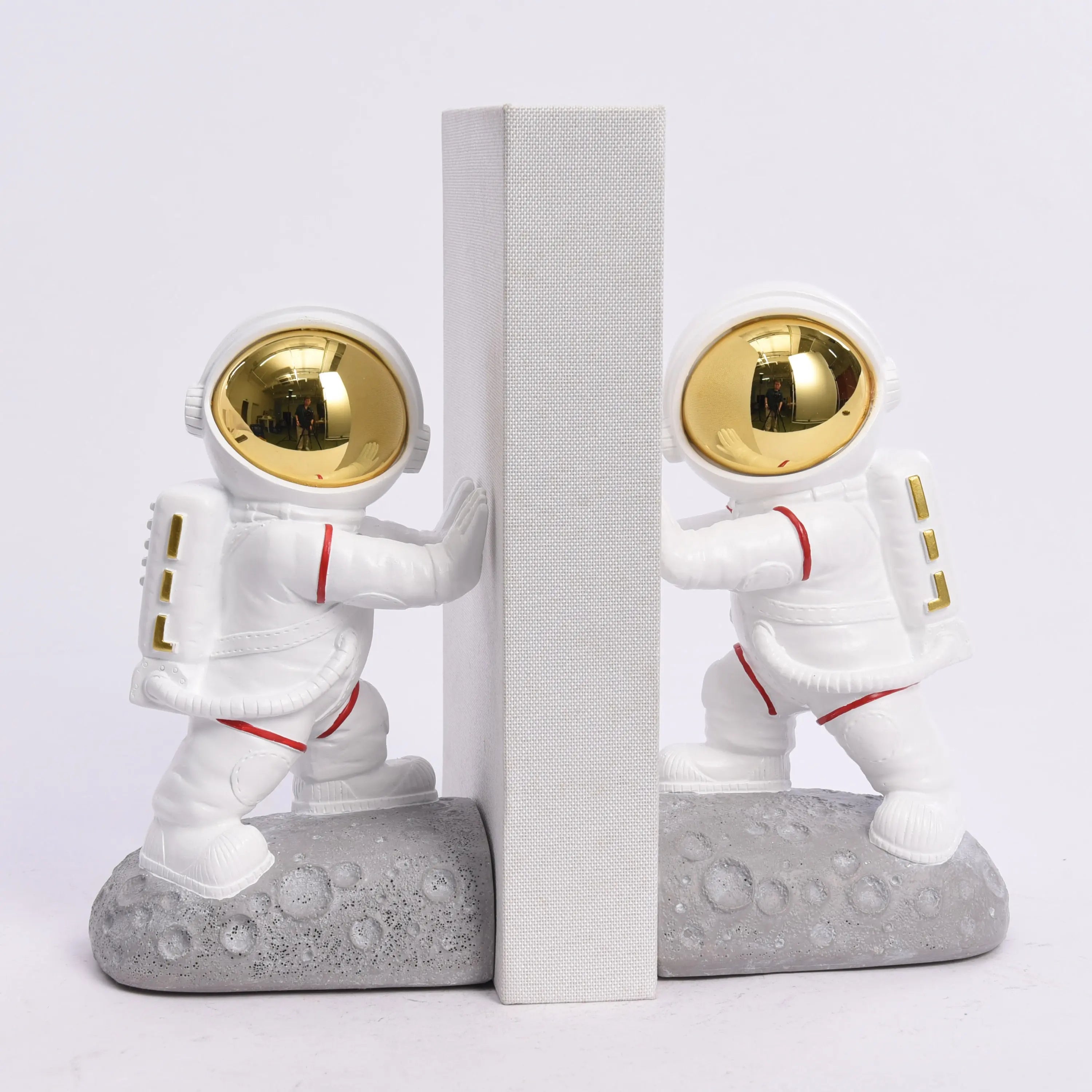 Resin Astronaut Bookends Figurines