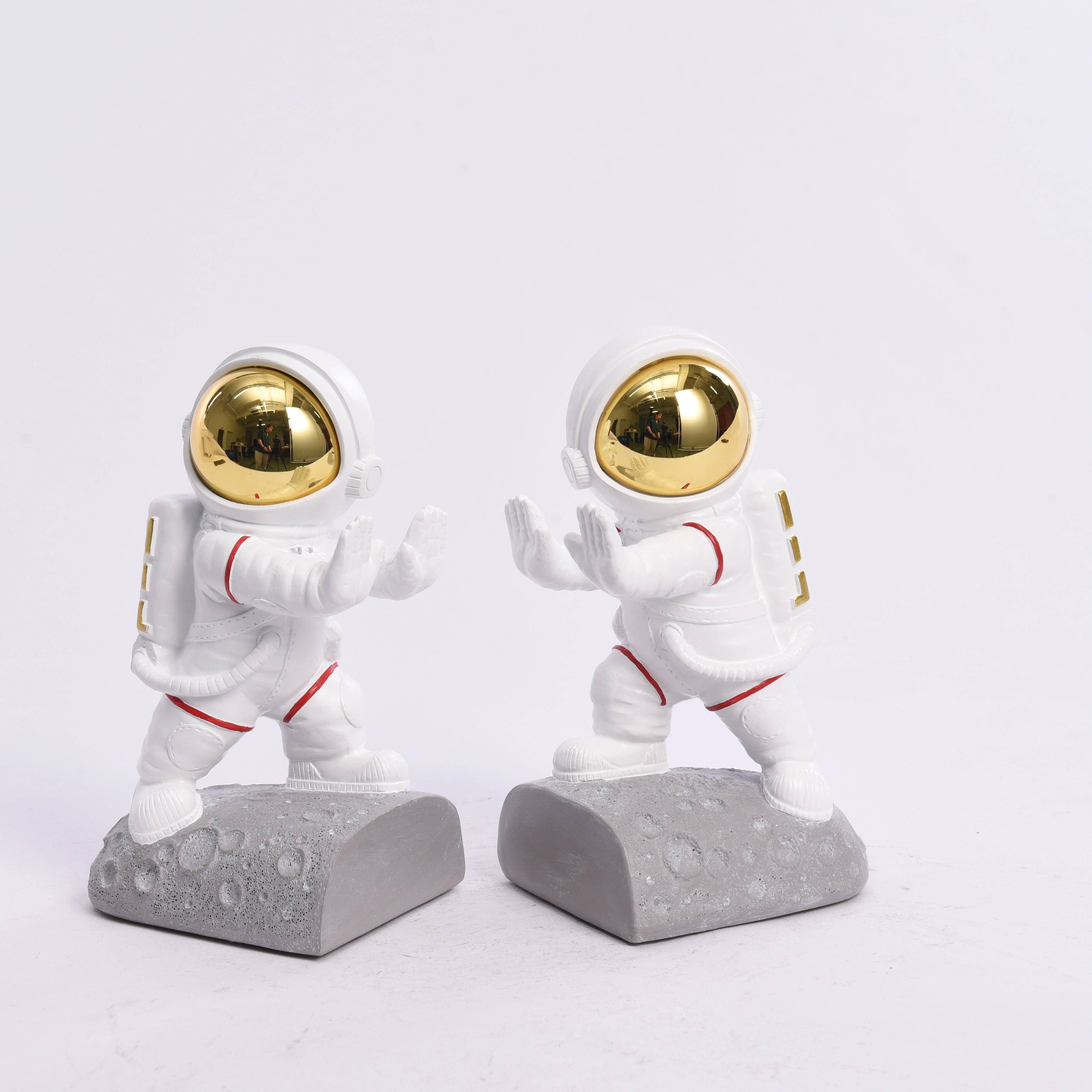 Resin Astronaut Bookends Figurines