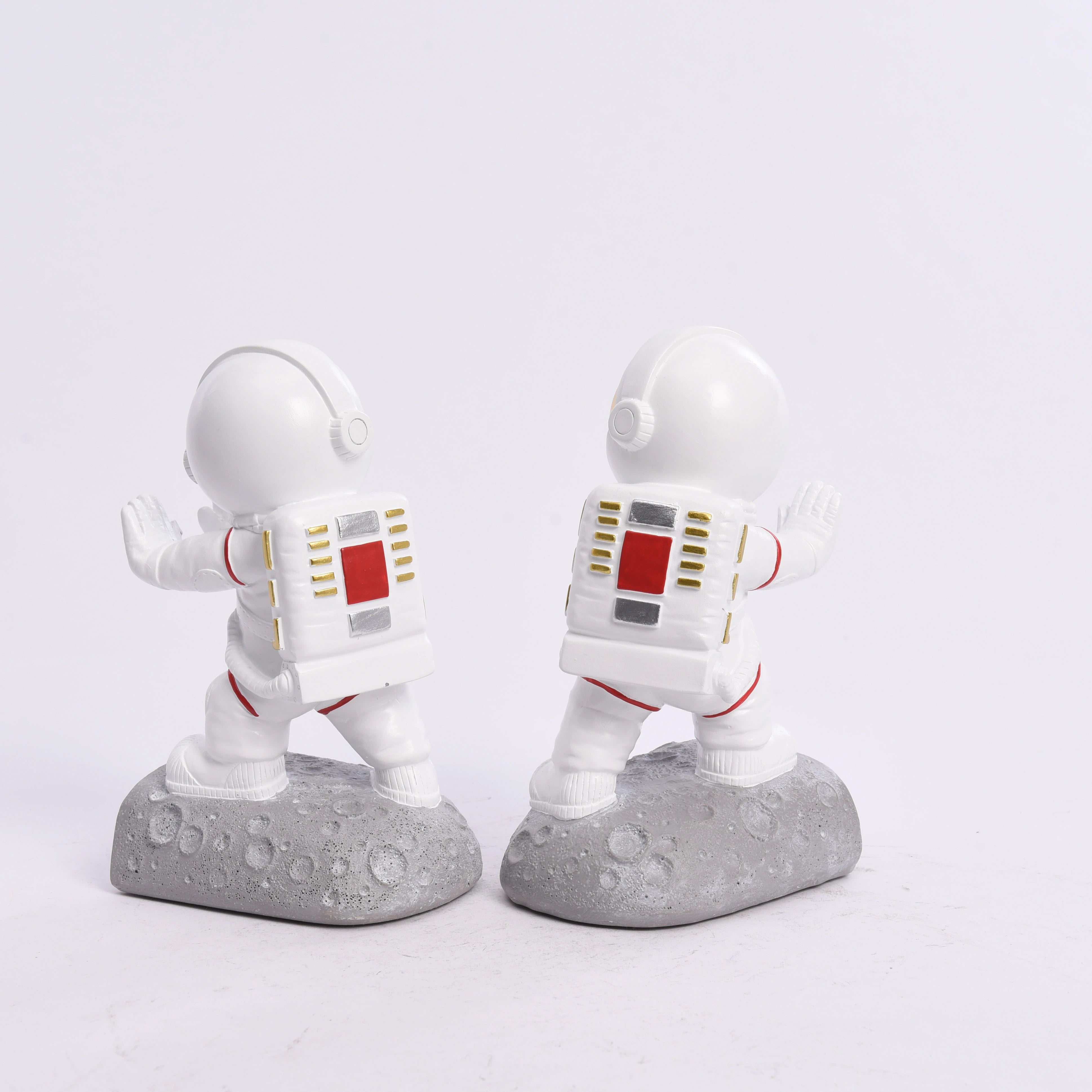Resin Astronaut Bookends Figurines