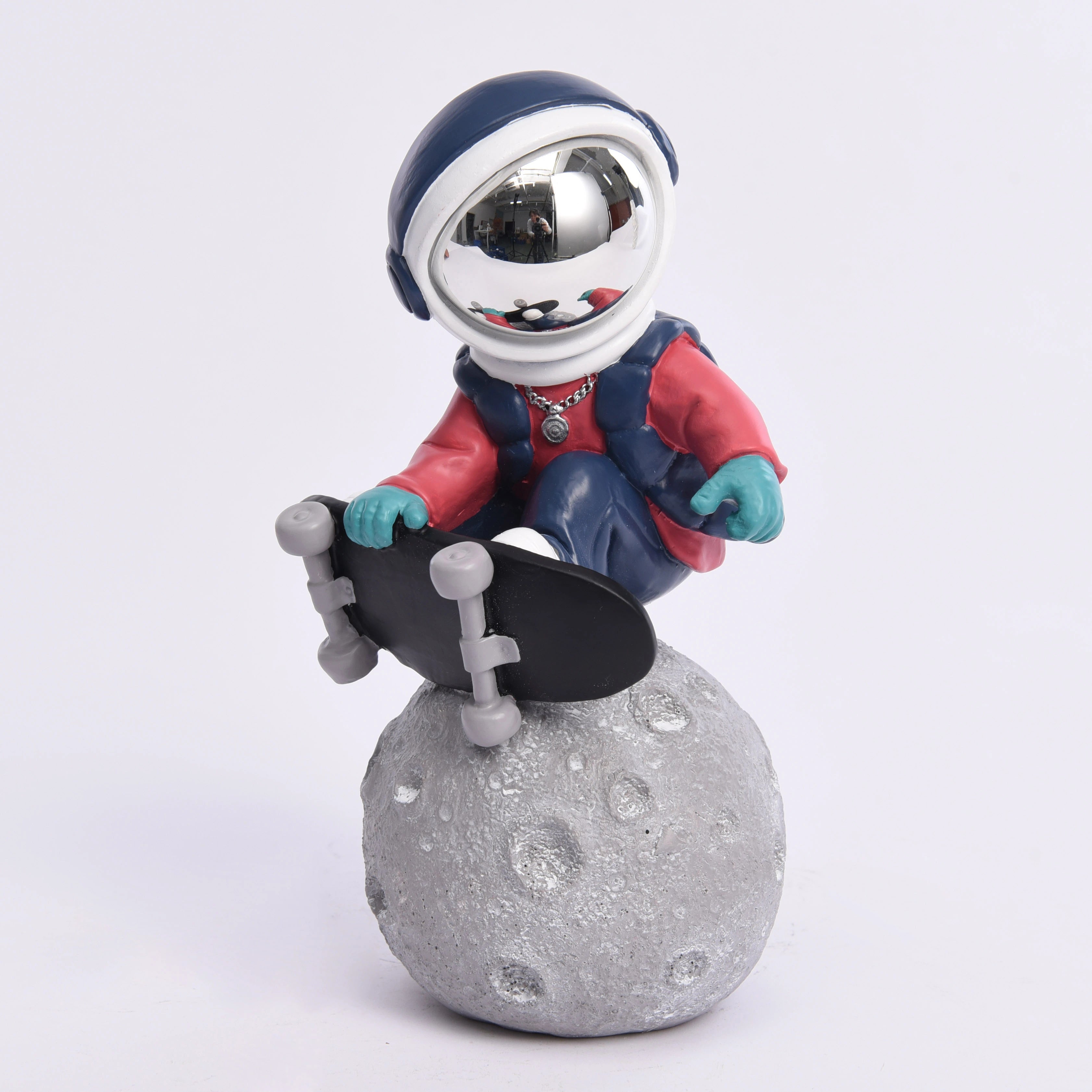 Skateboard Astronaut Figurines