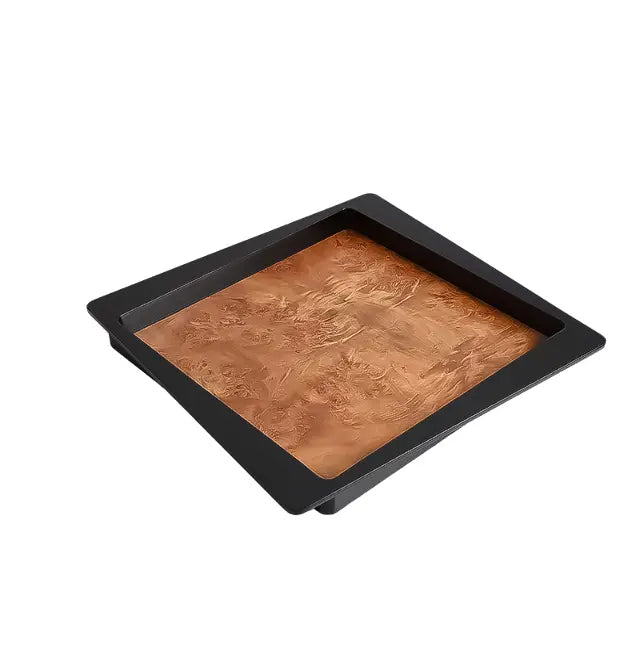 Black MDF Tray with Burled