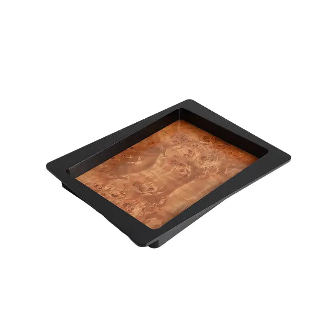 Black MDF Tray with Burled