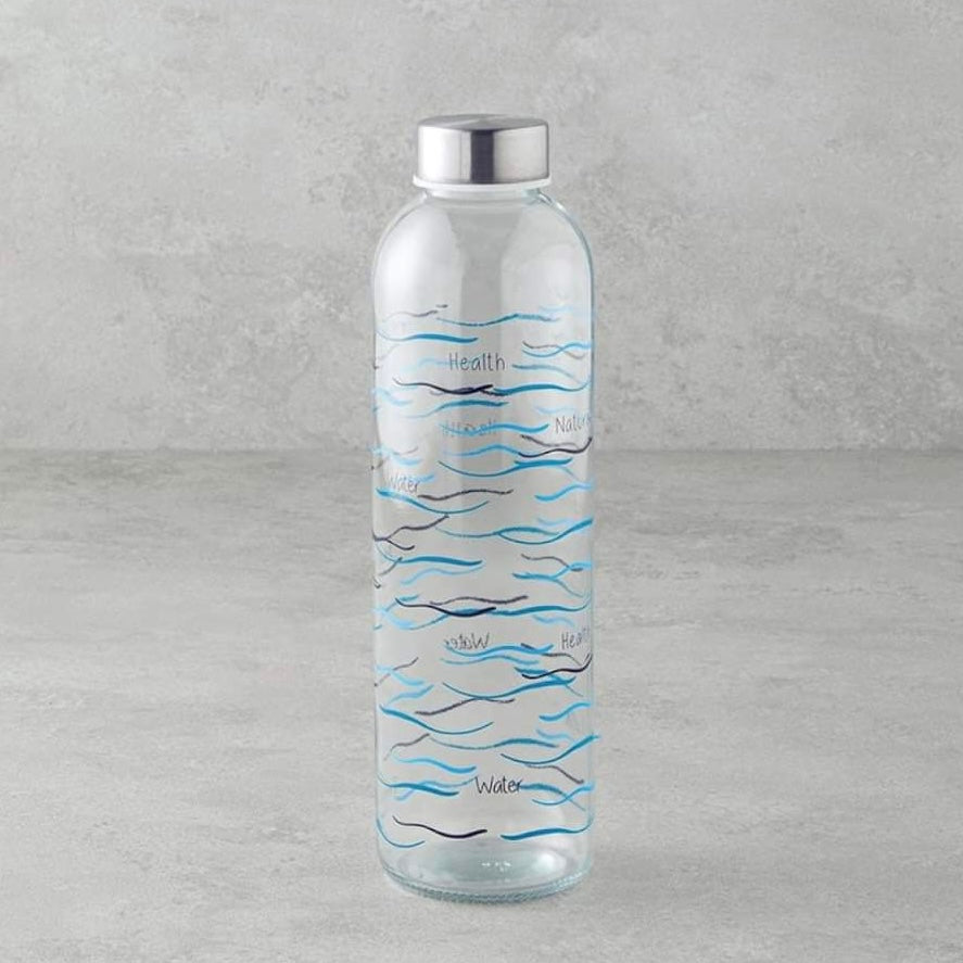 Coastline Glass Bottle 750 ml Blue