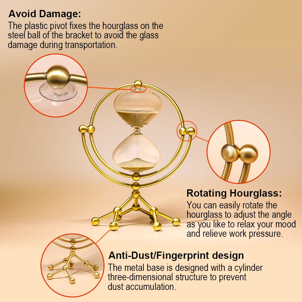 Time Glass Hourglass Decoration Ormamnets
