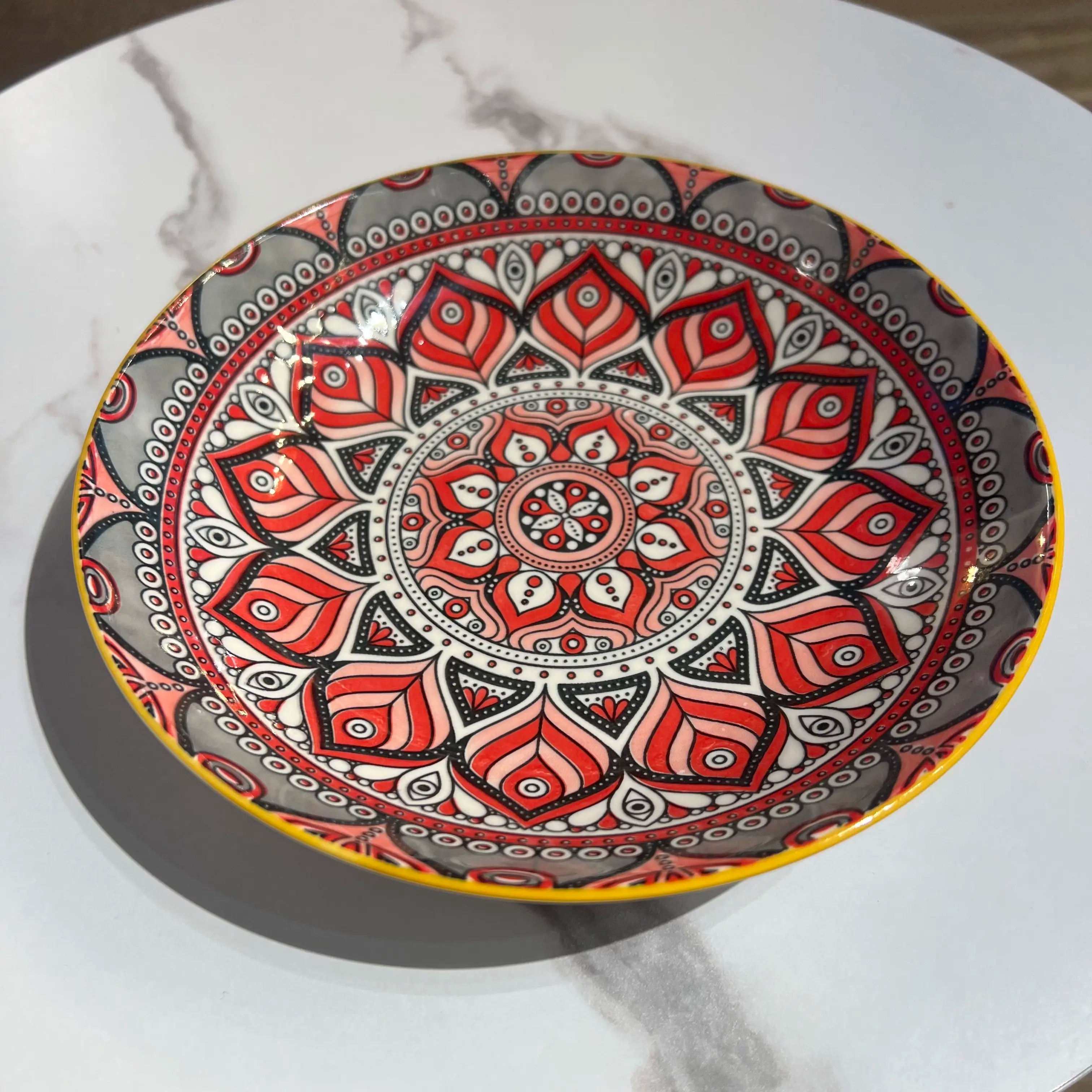 Ceramic Bohemian Style Bowls and Spoons and Plates