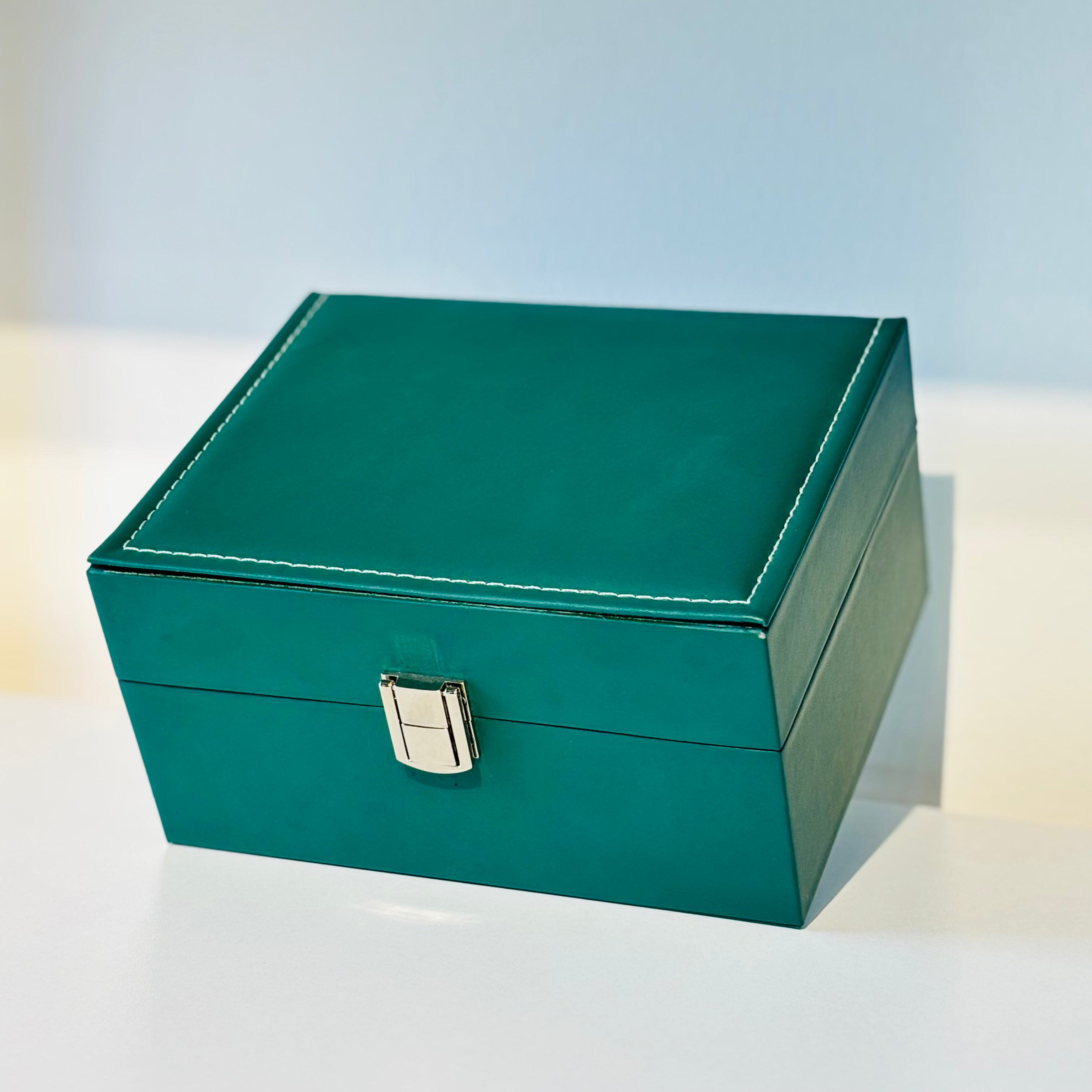 Luxury High-end Green Large Leather Box