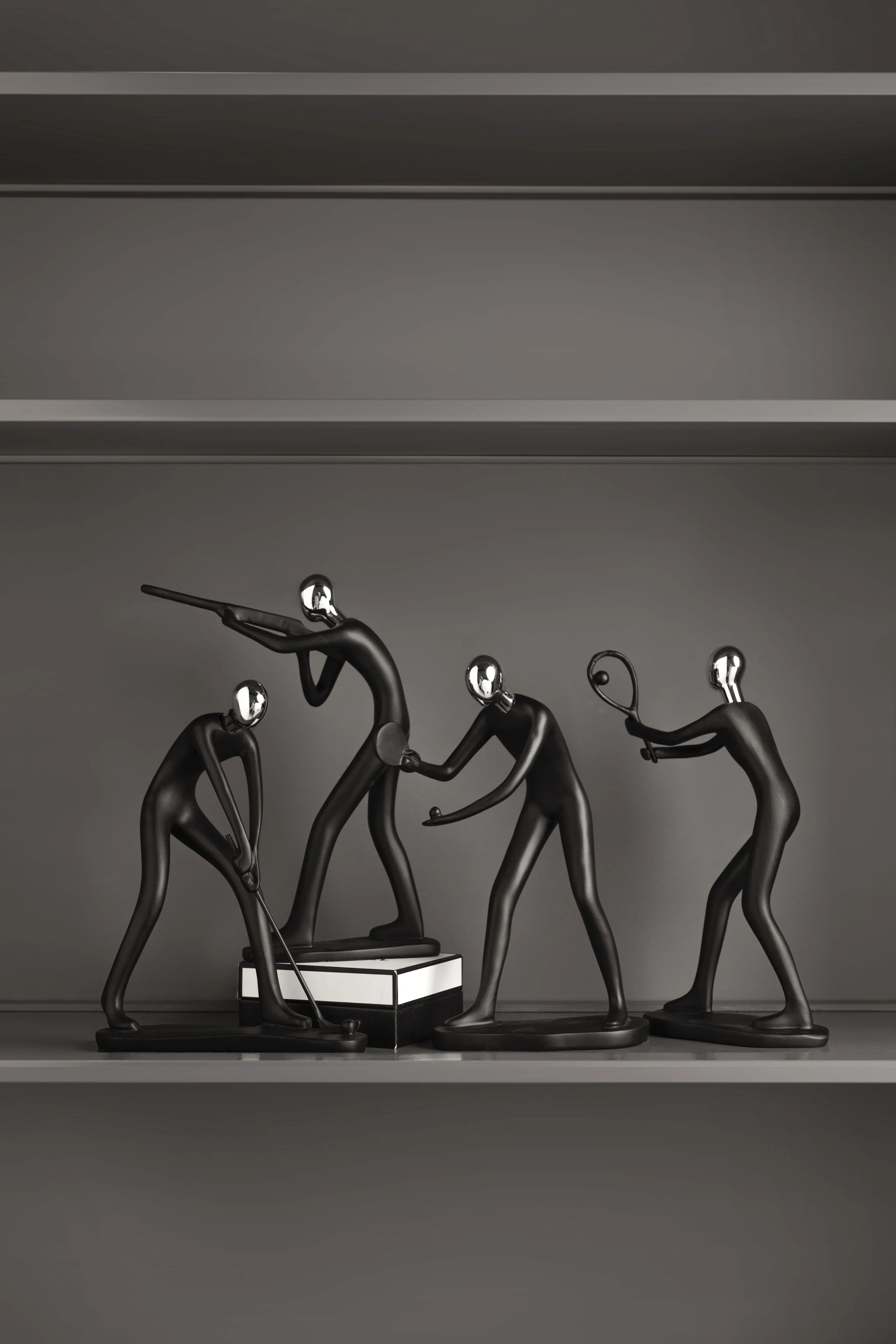 Modern Art Sportsman Figurines Resin