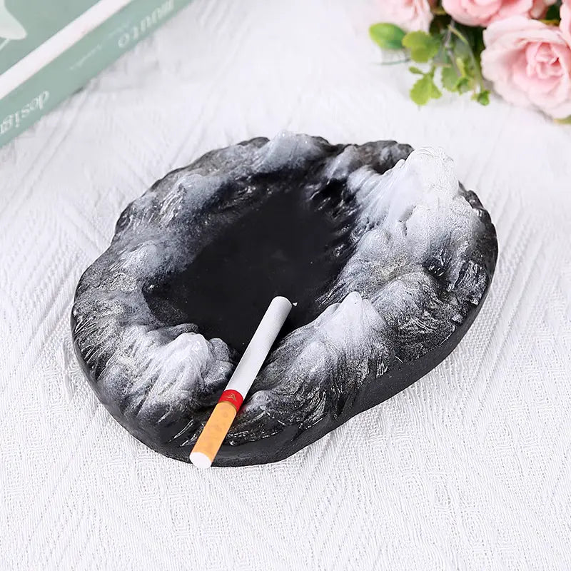 Large Luxury Snow Mountain Ashtray high-end