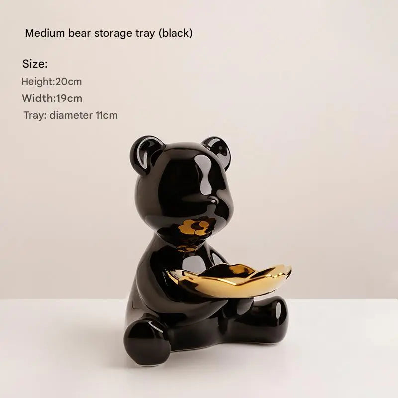 Violent Bear key storage Black Medium