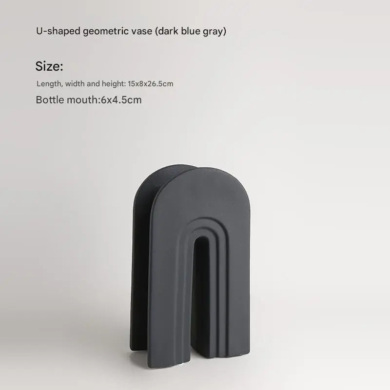 مزهرية سيراميك هندسية عالية الجودة