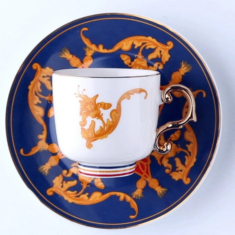 Brand D'oramie Turkish Coffee Cup Set – 6-Piece Ceramic Espresso