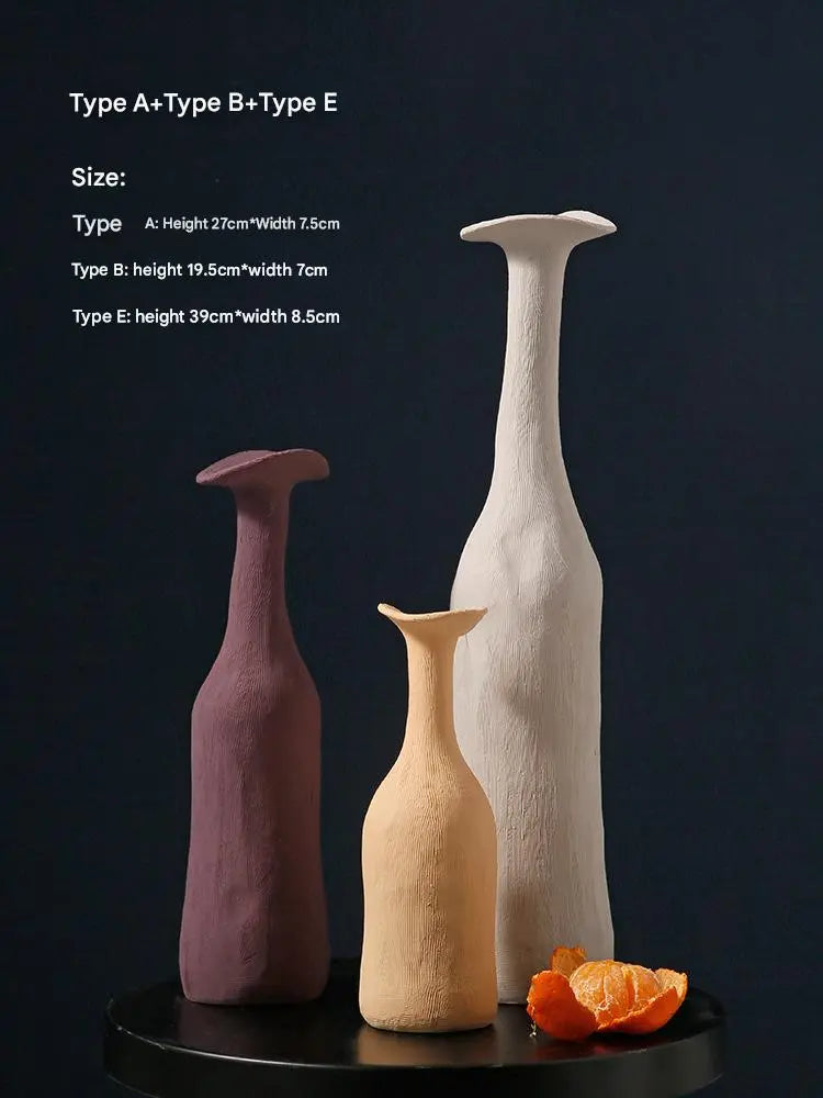 مزهرية زهور منقوشة يدويا